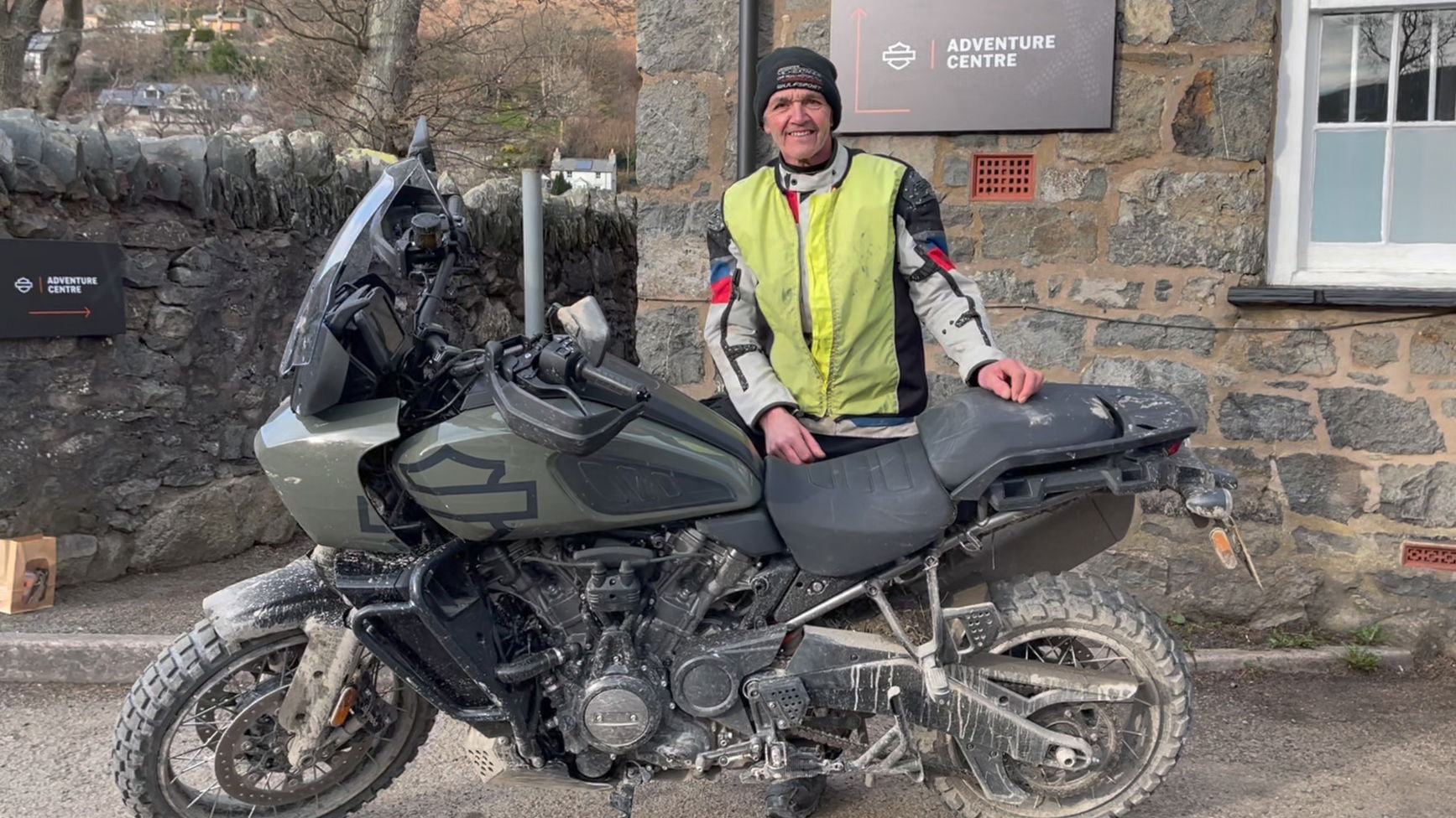 Mick Extance and the Harley-Davidson Adventure Centre